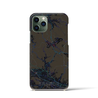 【真田（長野県）】地図柄iPhoneケース（バックカバータイプ）