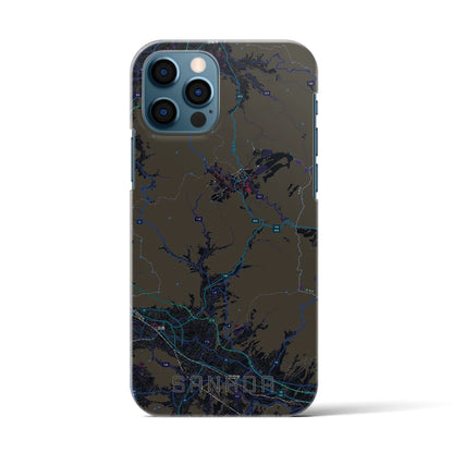 【真田（長野県）】地図柄iPhoneケース（バックカバータイプ）