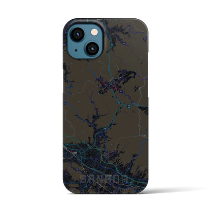 【真田（長野県）】地図柄iPhoneケース（バックカバータイプ）