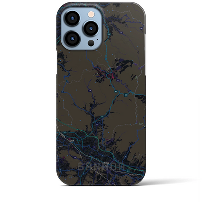 【真田（長野県）】地図柄iPhoneケース（バックカバータイプ）