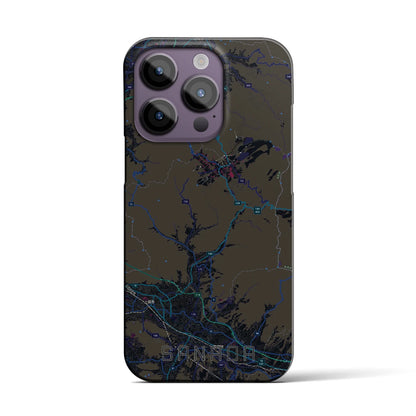 【真田（長野県）】地図柄iPhoneケース（バックカバータイプ）