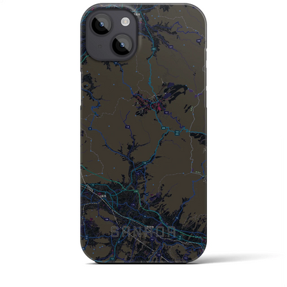 【真田（長野県）】地図柄iPhoneケース（バックカバータイプ）