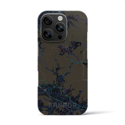 【真田（長野県）】地図柄iPhoneケース（バックカバータイプ）