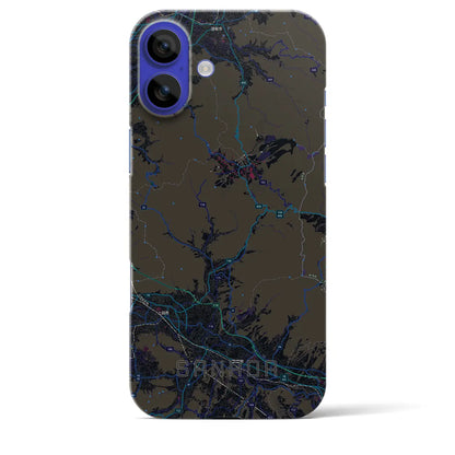 【真田（長野県）】地図柄iPhoneケース（バックカバータイプ）