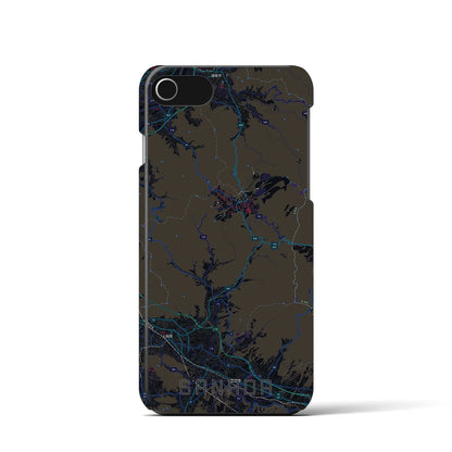 【真田（長野県）】地図柄iPhoneケース（バックカバータイプ）