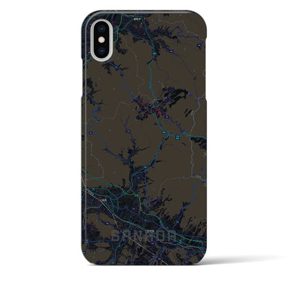 【真田（長野県）】地図柄iPhoneケース（バックカバータイプ）