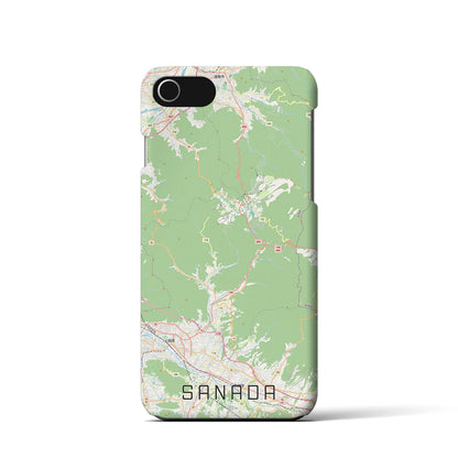 【真田（長野県）】地図柄iPhoneケース（バックカバータイプ）