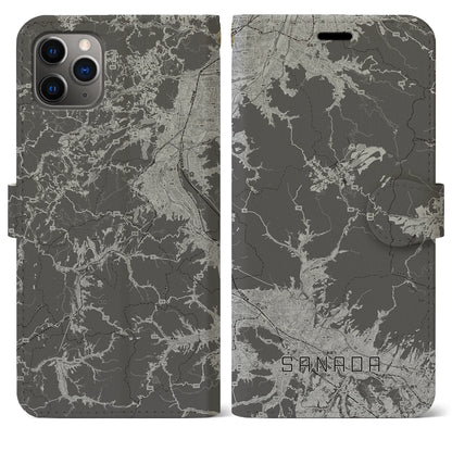 【真田（長野県）】地図柄iPhoneケース（手帳タイプ）