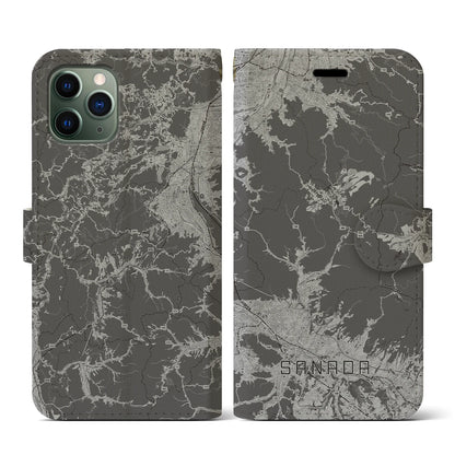 【真田（長野県）】地図柄iPhoneケース（手帳タイプ）