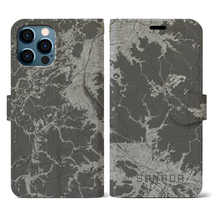 【真田（長野県）】地図柄iPhoneケース（手帳タイプ）