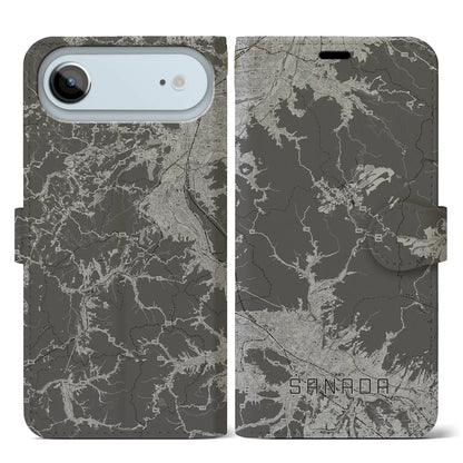 【真田（長野県）】地図柄iPhoneケース（手帳タイプ）