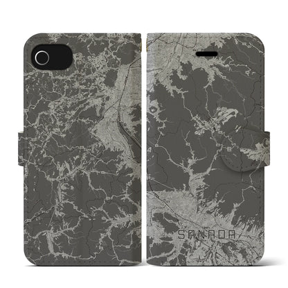 【真田（長野県）】地図柄iPhoneケース（手帳タイプ）