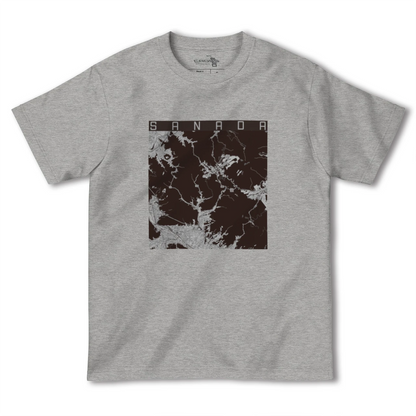 【真田（長野県）】地図柄ヘビーウェイトTシャツ