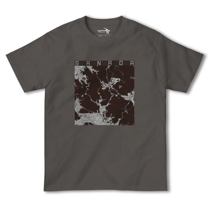 【真田（長野県）】地図柄ヘビーウェイトTシャツ