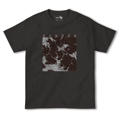 【真田（長野県）】地図柄ヘビーウェイトTシャツ