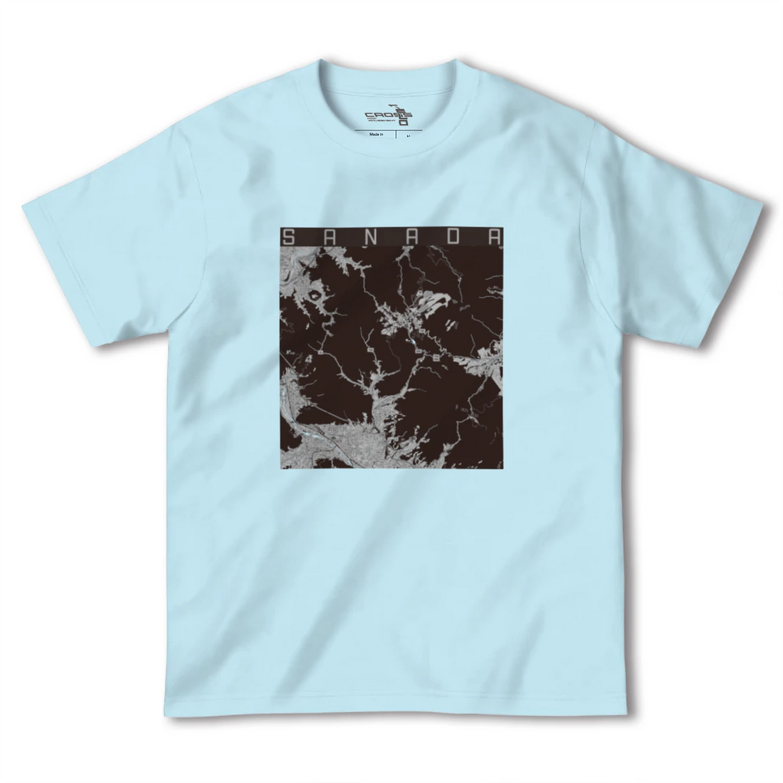 【真田（長野県）】地図柄ヘビーウェイトTシャツ