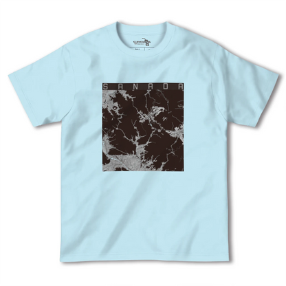 【真田（長野県）】地図柄ヘビーウェイトTシャツ