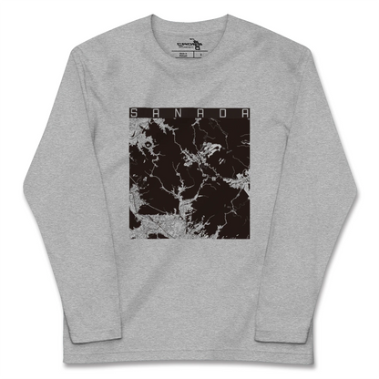 【真田（長野県）】地図柄ロングスリーブTシャツ