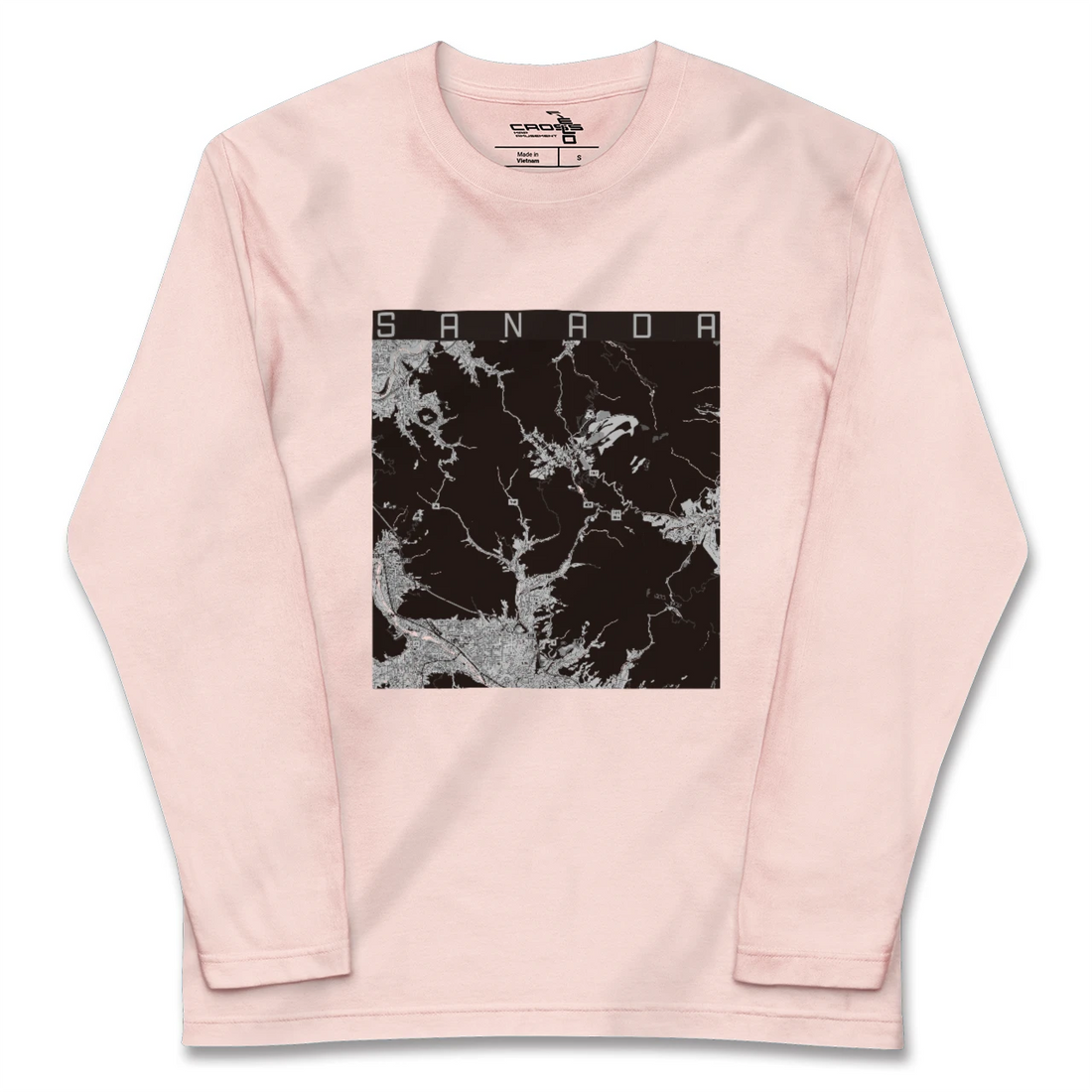 【真田(長野県)】地図柄ロングスリーブTシャツ