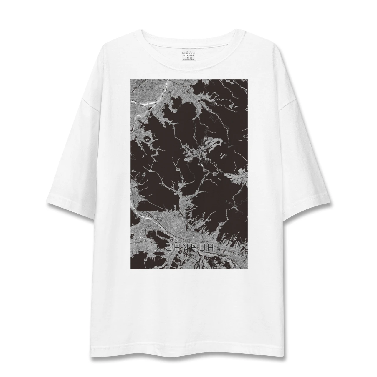 【真田（長野県）】地図柄ビッグシルエットTシャツ