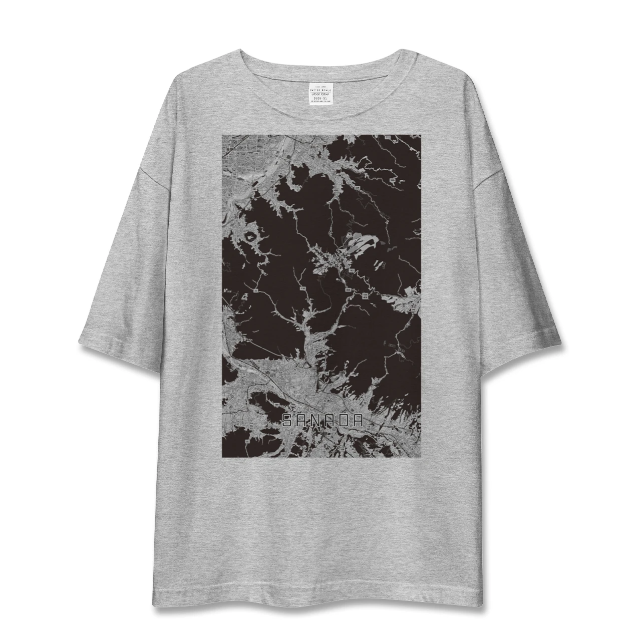 【真田（長野県）】地図柄ビッグシルエットTシャツ