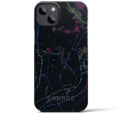 【猿投（愛知県）】地図柄iPhoneケース（バックカバータイプ）