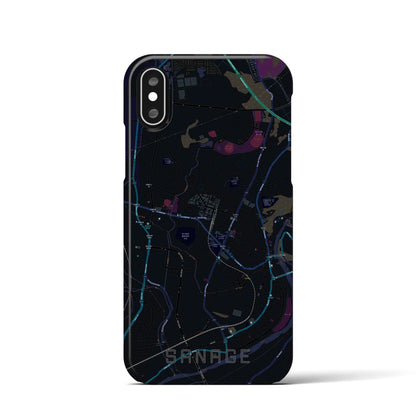 【猿投（愛知県）】地図柄iPhoneケース（バックカバータイプ）