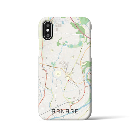 【猿投（愛知県）】地図柄iPhoneケース（バックカバータイプ）