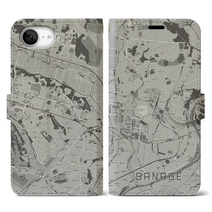 【猿投（愛知県）】地図柄iPhoneケース（手帳タイプ）