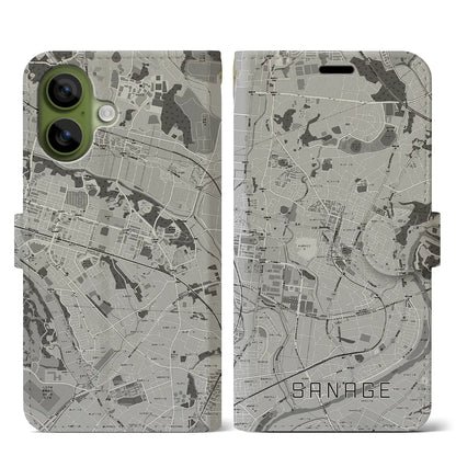 【猿投（愛知県）】地図柄iPhoneケース（手帳タイプ）