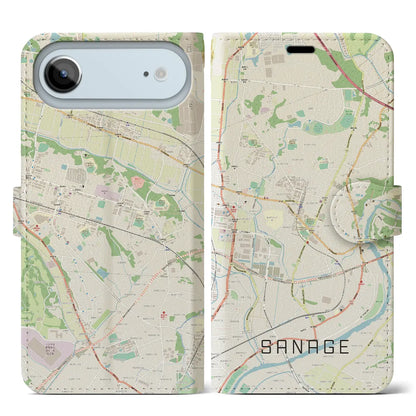 【猿投（愛知県）】地図柄iPhoneケース（手帳タイプ）