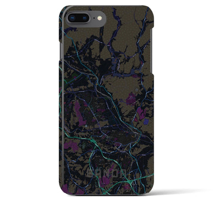 【三田（兵庫県）】地図柄iPhoneケース（バックカバータイプ）