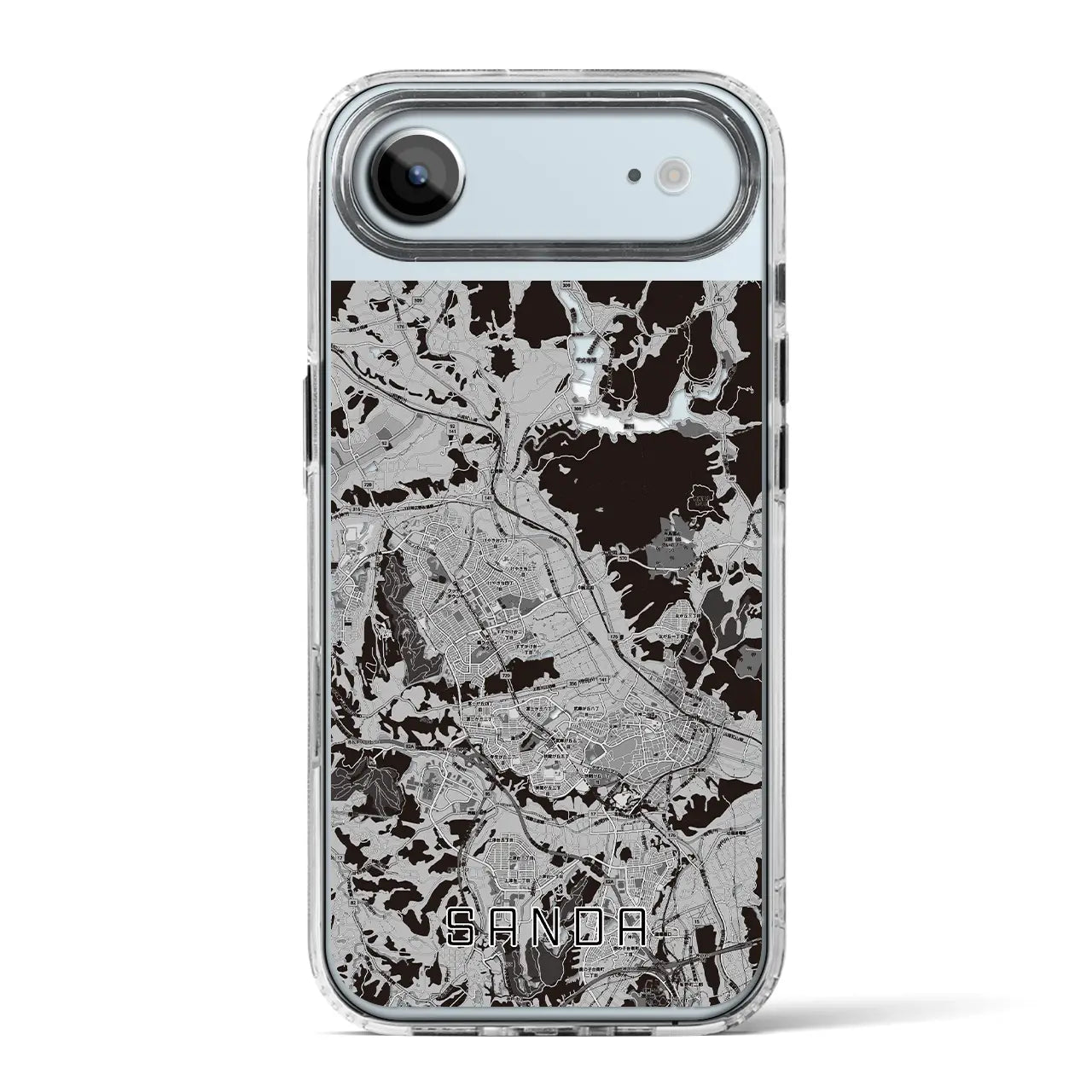 【三田（兵庫県）】地図柄iPhoneケース（MagSafeタイプ）