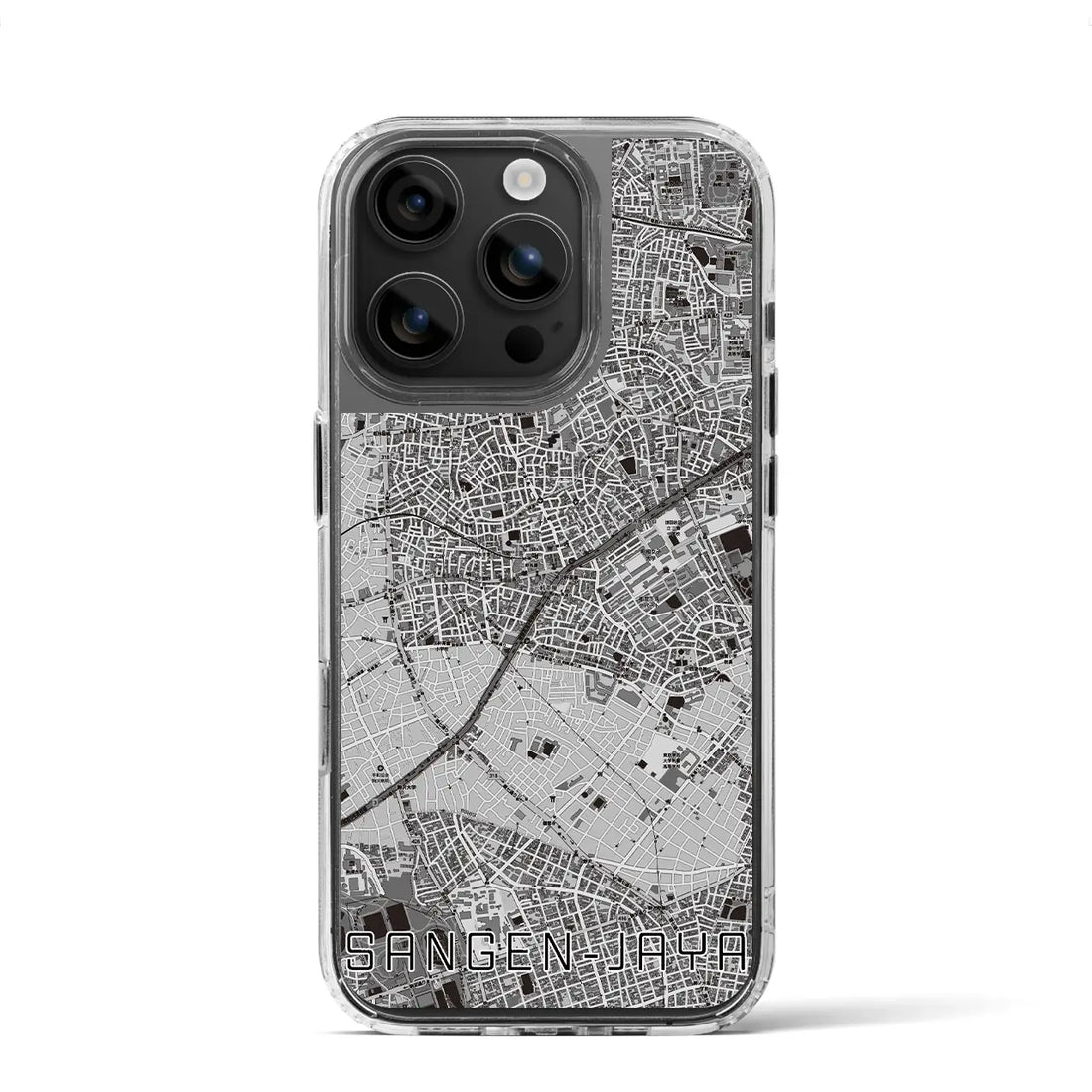 【三軒茶屋（東京都）】地図柄iPhoneケース（MagSafeタイプ）
