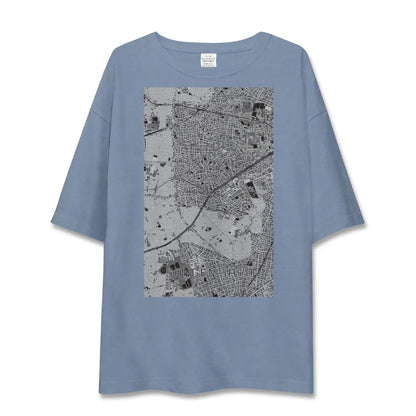 【三軒茶屋（東京都）】地図柄ビッグシルエットTシャツ
