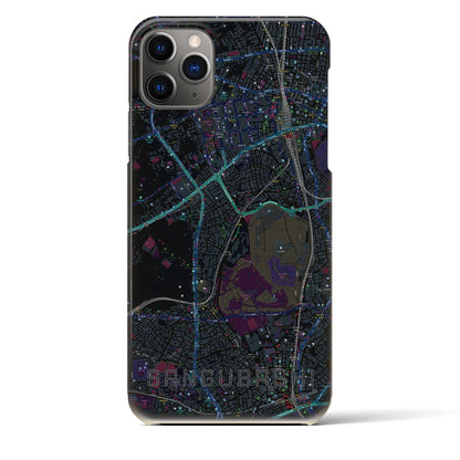 【参宮橋（東京都）】地図柄iPhoneケース（バックカバータイプ）