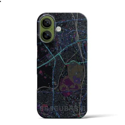 【参宮橋（東京都）】地図柄iPhoneケース（バックカバータイプ）