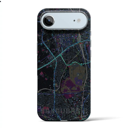 【参宮橋（東京都）】地図柄iPhoneケース（バックカバータイプ）