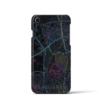 【参宮橋（東京都）】地図柄iPhoneケース（バックカバータイプ）