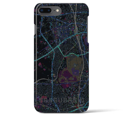 【参宮橋（東京都）】地図柄iPhoneケース（バックカバータイプ）