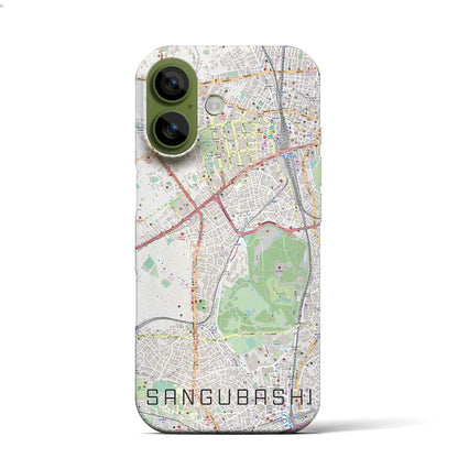 【参宮橋（東京都）】地図柄iPhoneケース（バックカバータイプ）