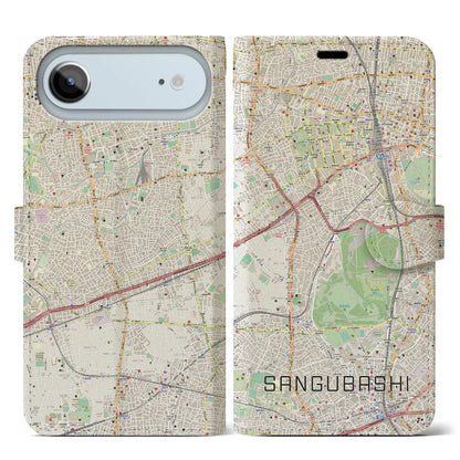 【参宮橋（東京都）】地図柄iPhoneケース（手帳タイプ）