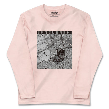 【参宮橋（東京都）】地図柄ロングスリーブTシャツ
