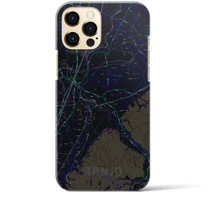 【三条（新潟県）】地図柄iPhoneケース（バックカバータイプ）