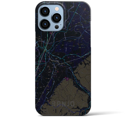 【三条（新潟県）】地図柄iPhoneケース（バックカバータイプ）