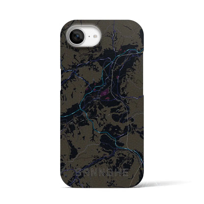 【三戸（青森県）】地図柄iPhoneケース（バックカバータイプ）