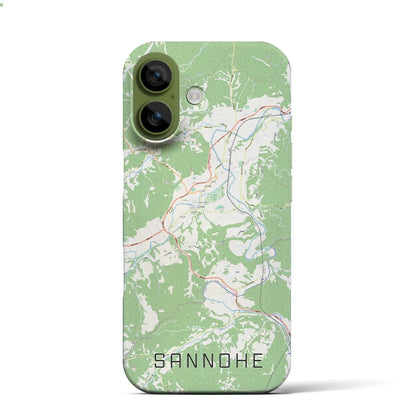 【三戸（青森県）】地図柄iPhoneケース（バックカバータイプ）