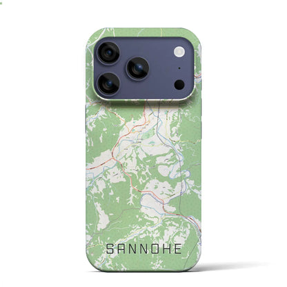 【三戸（青森県）】地図柄iPhoneケース（バックカバータイプ）