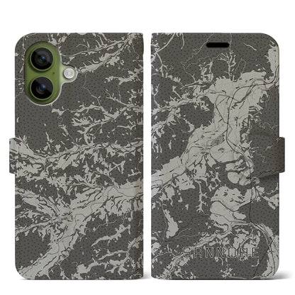 【三戸（青森県）】地図柄iPhoneケース（手帳タイプ）