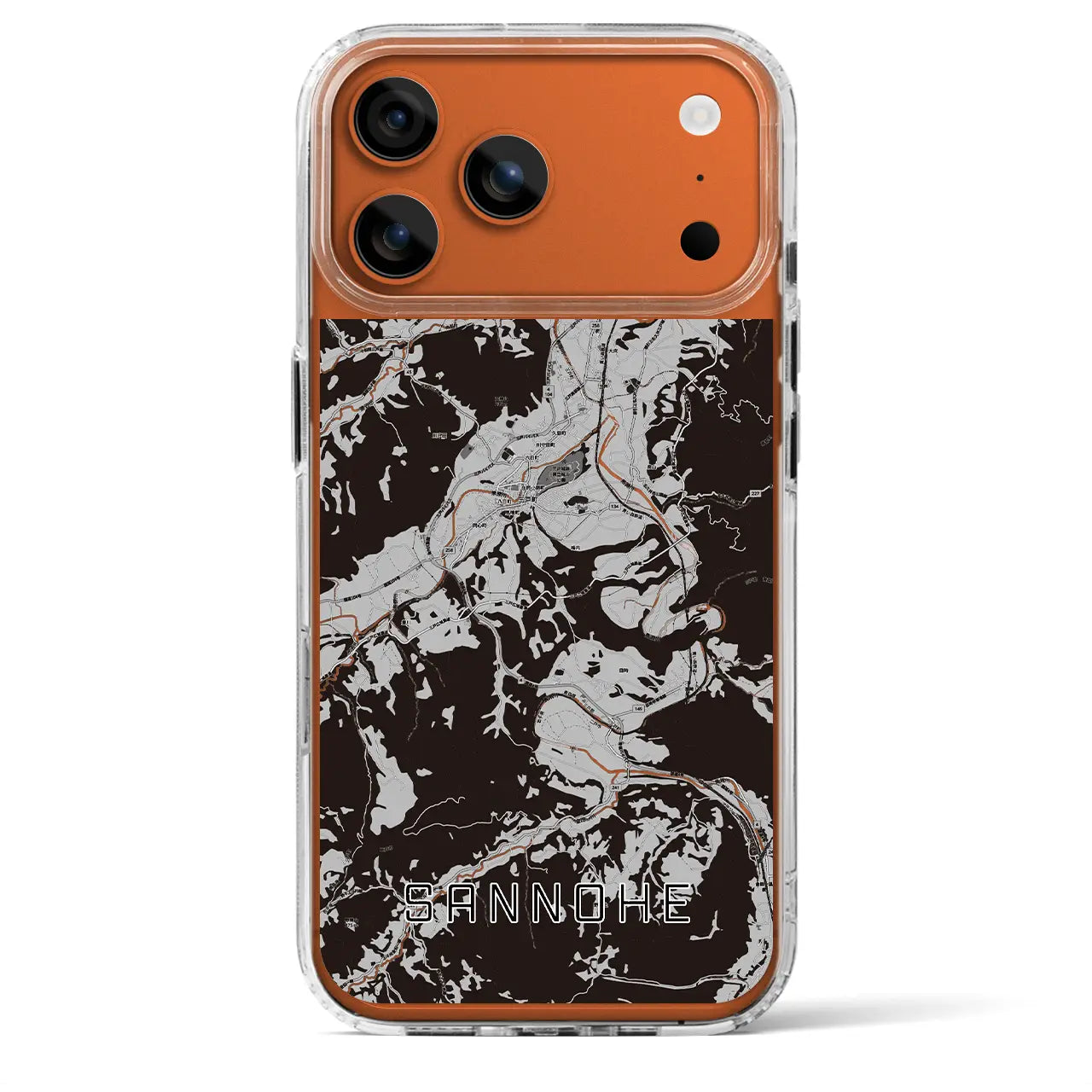 【三戸（青森県）】地図柄iPhoneケース（MagSafeタイプ）